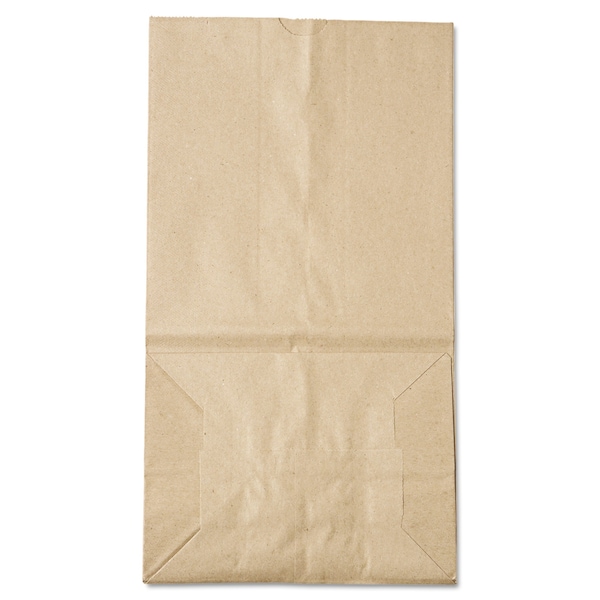 Paper Bags, 40 Lbs Cap, #25 Squat, 8.25Wx6.13Dx15.88H, Kraft, PK500